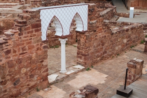 Arab arch Silves castle Arab arch Silves castle