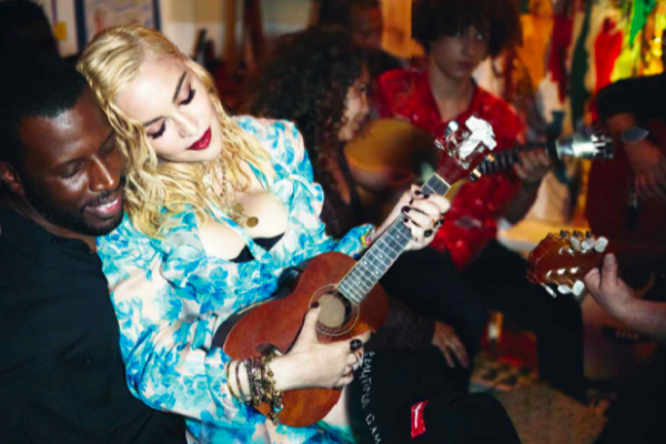 Madonna and Dino D Santiago